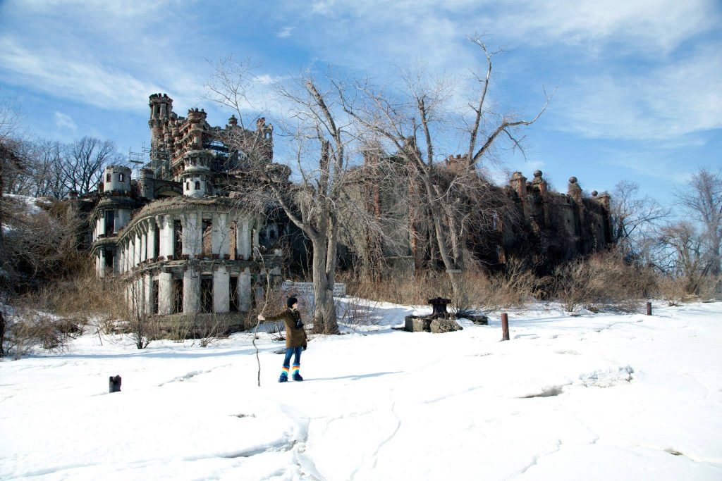 Color Testing On Pollepel Island With The Bannerman Castle Ruin